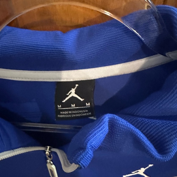 Jordan Royal Blue and White Zip-Up Jacket - Picture 6 of 9